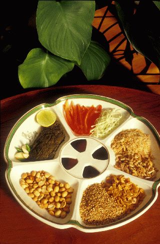 Salade de th&eacute;, plat national birman