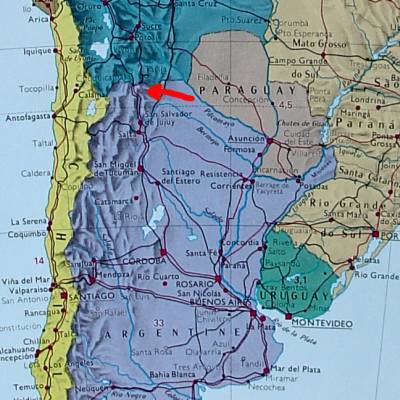 Au bout de la fl&egrave;che, tout pr&egrave;s de la Bolivie
